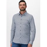 Desoto Overhemd Print - Blauw - Heren - Casual