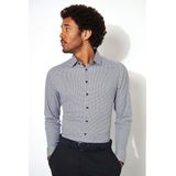 Desoto Overhemd Print - Blauw - Heren - Casual