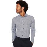 Desoto Overhemd Print - Blauw - Heren - Casual