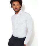 Desoto Overhemd Grafische Print Wit - Casual - 100% Jersey Katoen