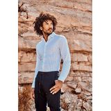 Desoto Overhemd Grafische Print Wit - Casual - 100% Jersey Katoen