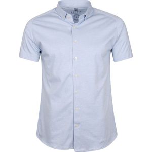 Desoto Jersey shirt lichtblauw, Effen
