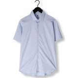 Raglan Kwartmouw Overhemd - Effen Katoen - Slim Fit - Kentkraag