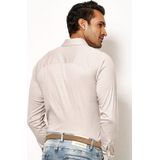 Desoto - Casual Kent Overhemd - Licht Beige - Katoen