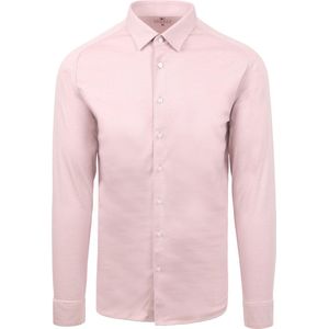 Desoto - Overhemd - Melange Roze - 100% Katoen - Strijkvrij