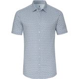 Desoto - Jersey Shirt - Blauw/Geel - Korte Mouw - 100% Katoen
