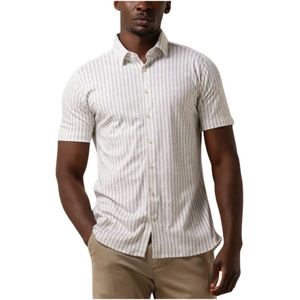 Desoto - Kent 1/2 - Overhemd - Beige - 100% Katoen