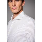 Desoto - Gestreept Overhemd - Beige - 100% Katoen