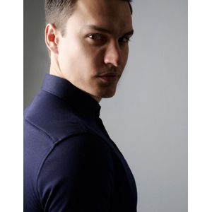 Desoto Jersey shirt marine, Effen