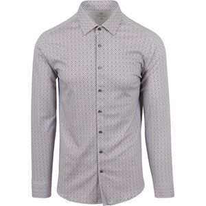 Desoto Overhemd Print Mandala Rood - Maat 3XL - Heren - Overhemden Casual