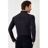 Desoto - Overhemd - Blauw - 100% Strijkvrij Katoen