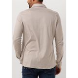 Desoto - Overhemd - Beige - Katoen - Slim-fit Pasvorm