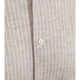 Desoto - Overhemd - Beige - Monochrome Streep - Casual