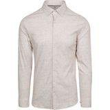 Desoto - Overhemd - Beige - Monochrome Streep - Casual