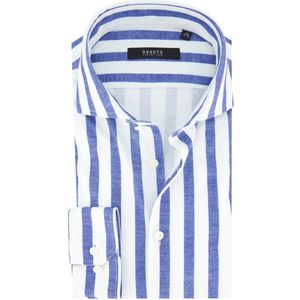 Desoto - Luxury Line Hai - Overhemd - Blauw Wit Gestreept - Katoen
