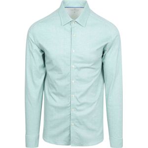 Desoto Overhemd - Groen - Strijkvrij - Heren - 100% Katoen