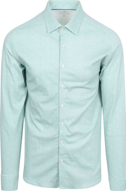 Desoto Overhemd - Groen - Strijkvrij - Heren - 100% Katoen