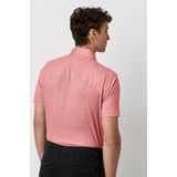 Desoto - Short Sleeve Jersey - Overhemd - Koraalroze - Slim-Fit