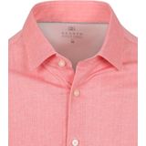 Desoto - Short Sleeve Jersey - Overhemd - Koraalroze - Slim-Fit