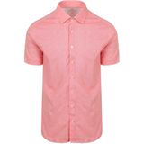 Desoto - Short Sleeve Jersey - Overhemd - Koraalroze - Slim-Fit