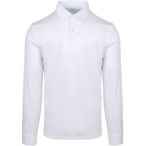 Desoto - Longsleeve Poloshirt Essential - Wit - Heren