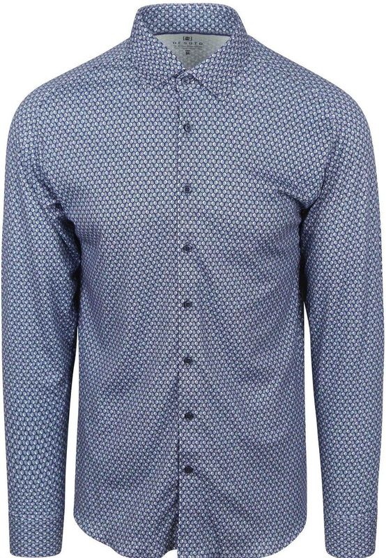 Desoto - Overhemd - Donkerblauw - Casual