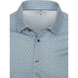 Desoto - Overhemd Squares - Groen Blauw - Heren - Casual