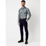 Desoto - Overhemd - Blauw - Print - Casual