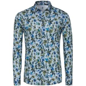 Desoto - Overhemd - Blauw - Print - Casual