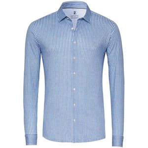 Desoto - Overhemd Twill Stripe - Blauw - Casual
