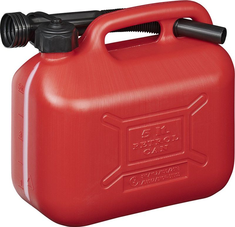 IWH Benzinkanister 10 l, rot, mit Füllstandsanzeige