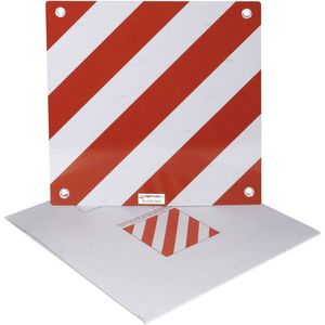 Aanhangeronderdelen - Warntafel - 50 cm x 50 cm - Voor Markering Uitstekende Lading