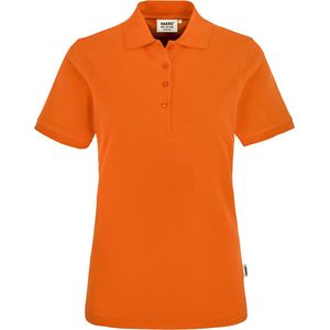 HAKRO 110 Dames Poloshirt oranje, Effen