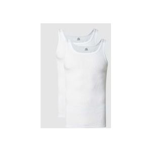 Gotzburg - Regular Fit - Onderhemd - Wit - 2-Pack, 100% Katoen, Dubbelrib