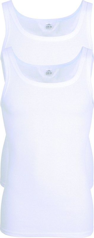 Gotzburg - Heren Singlets - Wit - Regular Fit - 2-pack