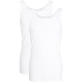 Gotzburg - Heren Singlet - Wit - O-hals - 2-pack