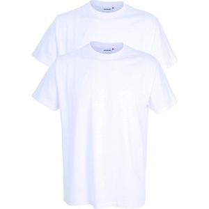 Gotzburg heren T-shirts regular fit O-hals (2-pack) - wit