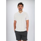 Gotzburg heren T-shirts regular fit V-hals (2-pack) - wit