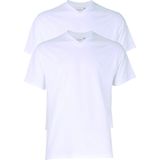 Gotzburg heren T-shirts regular fit V-hals (2-pack) - wit