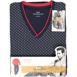 Gotzburg - 7013 - Heren Pyjama - Navy - 100% Katoen