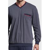 Gotzburg - 7013 - Heren Pyjama - Navy - 100% Katoen