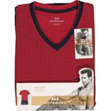 Lacoste Classic Fit polo lange mouw - bordeaux rood