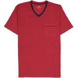 Lacoste Classic Fit polo lange mouw - bordeaux rood