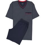 Gotzburg - Shortama Set - Pyjama - Blauw - Natuurlijke Materialen