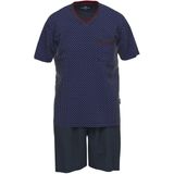 Gotzburg - Shortama Set - Pyjama - Blauw - Natuurlijke Materialen