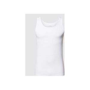 Gotzburg heren singlet slim fit 95/5 (1-pack), heren onderhemd stretch katoen, wit