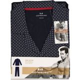 Gotzburg - Heren Pyjama - Blauw met Rood en Wit Dessin - Katoen