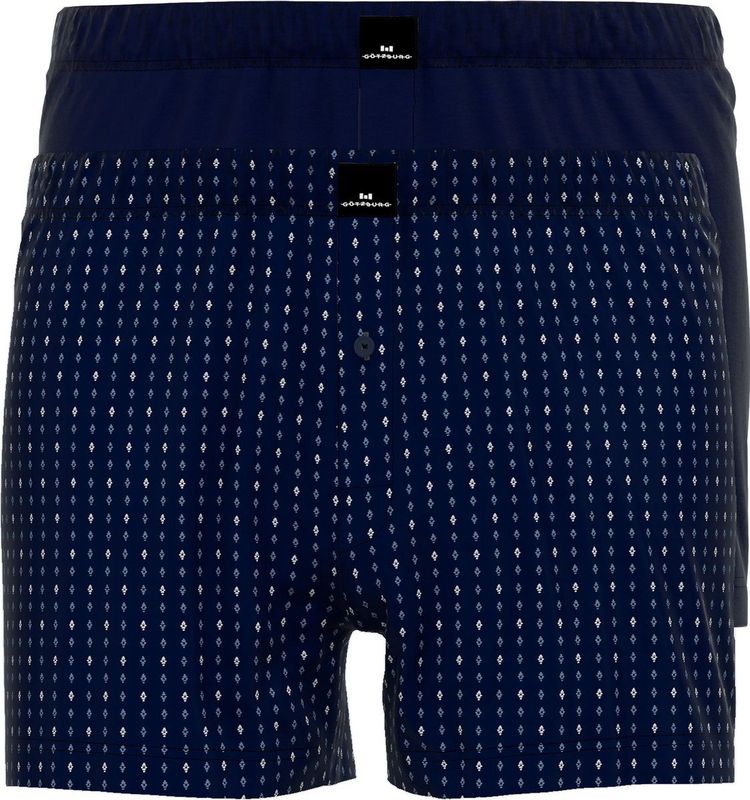 Gotzburg - Boxershorts - Set van 2 - Zwart - 100% Katoen