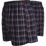 Gotzburg - Boxershorts - Blauw - 2-Pack - 100% Katoen, Wijd Model, Normale Pijpjes