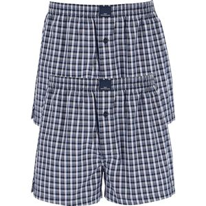 Gotzburg - Boxershorts - Blauw - 2-Pack - 100% Geweven Katoen